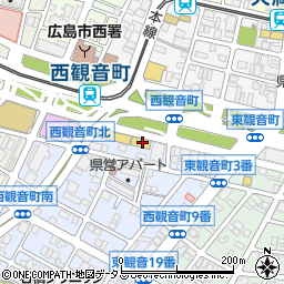 ジャガー広島周辺の地図