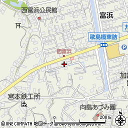 広島県尾道市向島町富浜5617-56周辺の地図
