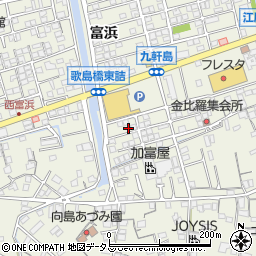 広島県尾道市向島町富浜5582-63周辺の地図