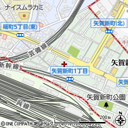ソフィエール矢賀新町周辺の地図