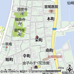 山口県長門市仙崎栄町1524周辺の地図