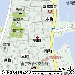 山口県長門市仙崎栄町1526周辺の地図