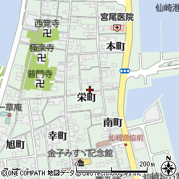 山口県長門市仙崎栄町1527周辺の地図