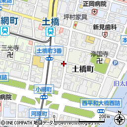 リパーク広島土橋町第４駐車場周辺の地図
