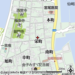 山口県長門市仙崎栄町1525周辺の地図