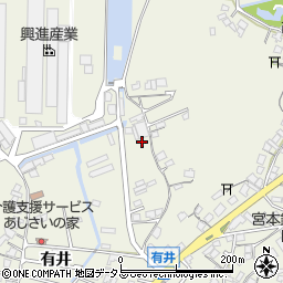 広島県尾道市向島町9617-5周辺の地図