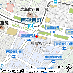 フォルクスワーゲン広島平和大通り　サービス部周辺の地図