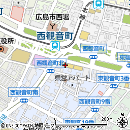 Ｖｏｌｋｓｗａｇｅｎ広島平和大通り周辺の地図