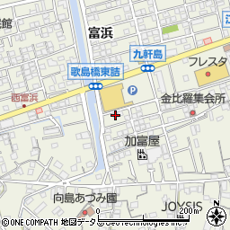 広島県尾道市向島町富浜5582-59周辺の地図