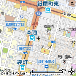 かき小屋 豊丸水産 広島本通り店周辺の地図