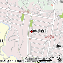 大阪府泉南郡熊取町山の手台周辺の地図
