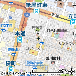ココカラファイン広島本通店周辺の地図