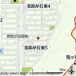 広島県広島市佐伯区美鈴が丘東5丁目3周辺の地図