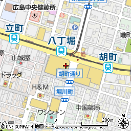 広島県広島市中区胡町6-2周辺の地図