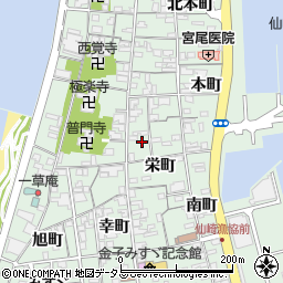 山口県長門市仙崎栄町1518周辺の地図