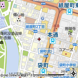 広島県赤十字血液センター　紙屋町出張所周辺の地図