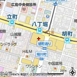 広島県広島市中区胡町6周辺の地図