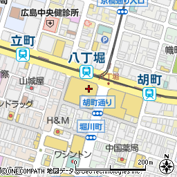 八丁座壱・弐周辺の地図
