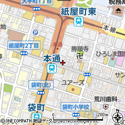 ぶあいそ博多 本通店周辺の地図