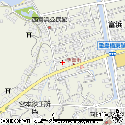 広島県尾道市向島町富浜5617-9周辺の地図