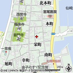 山口県長門市仙崎栄町周辺の地図