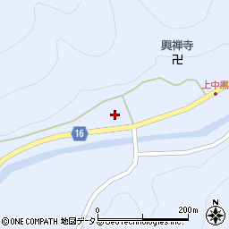奈良県吉野郡東吉野村中黒317周辺の地図