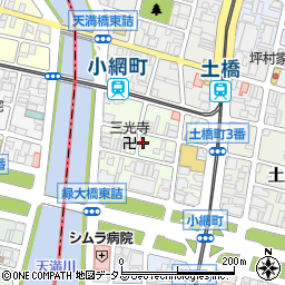 広島県広島市中区小網町周辺の地図
