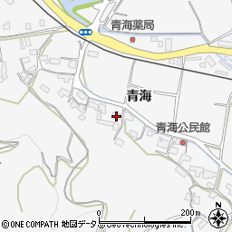 山口県萩市椿青海周辺の地図