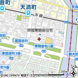 県営東観音住宅周辺の地図