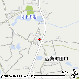 広島県東広島市西条町田口10600周辺の地図