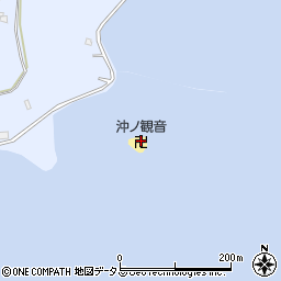 沖ノ観音周辺の地図