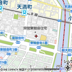 広島県広島市西区観音町7周辺の地図