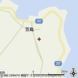 香川県丸亀市本島町笠島268周辺の地図