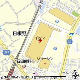 パリミキ　イオンモール日根野店周辺の地図