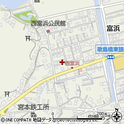 広島県尾道市向島町富浜5616-13周辺の地図