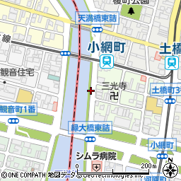 広島県広島市中区小網町8周辺の地図