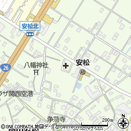 大阪府泉佐野市南中安松271周辺の地図