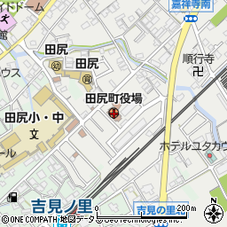 田尻町役場　議会事務局周辺の地図