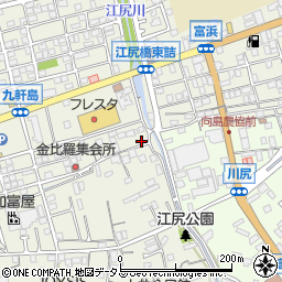 広島県尾道市向島町富浜甲-5847周辺の地図