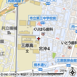 オッペン化粧品　梅田周辺の地図