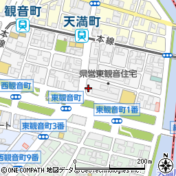 広島県広島市西区観音町7-21周辺の地図