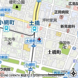 広島信用金庫土橋支店周辺の地図