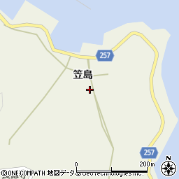 香川県丸亀市本島町笠島304周辺の地図