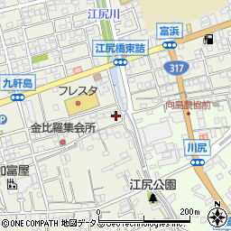 広島県尾道市向島町5857周辺の地図