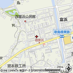 広島県尾道市向島町富浜5616-43周辺の地図