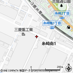 株式会社明基製作所　三菱重工構内事務所周辺の地図