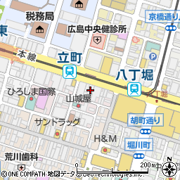 島根大学　広島オフィス周辺の地図