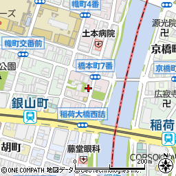 リパーク広島橋本町第７駐車場周辺の地図