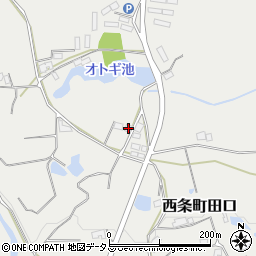広島県東広島市西条町田口10601周辺の地図