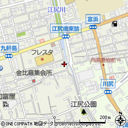 広島県尾道市向島町富浜甲-5857周辺の地図